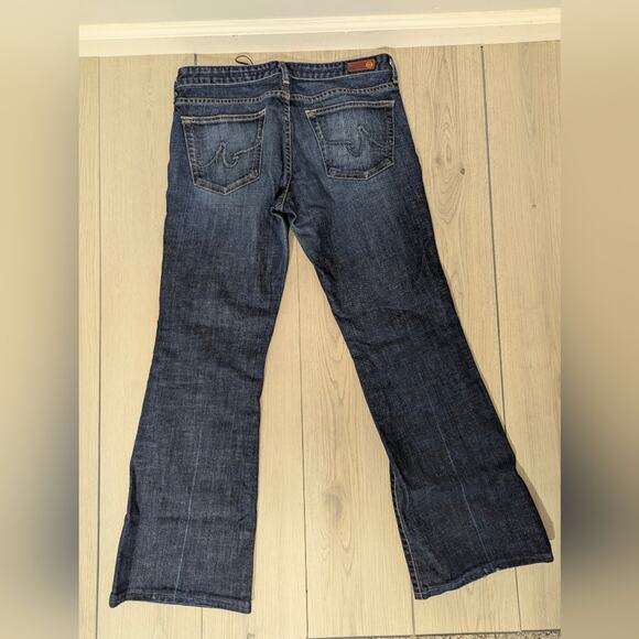 Adriano Goldschmied size 31x29 the Club cut dark wask low rise flare jeans - Picture 3 of 13